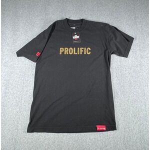 NWT The Marathon Clothing Tee Prolific Men's Small Black T Shirt Limited Edition